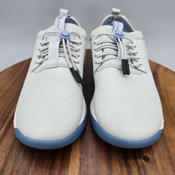 Clove Shoes Womens 8 Light Gray Low Top Drawstring Professional Nursing Sneakers - Picture 3 of 9